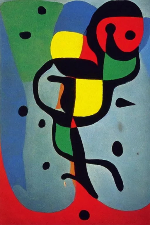 Prompt: “Painting made by Joan Miro”