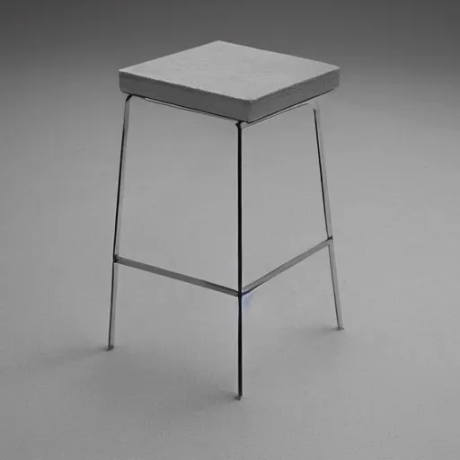 Image similar to the stool by tadao ando