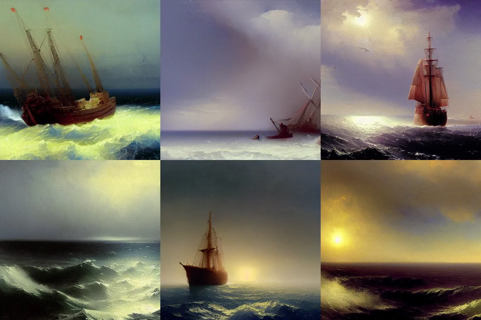 Prompt: six feet under tv series, by ivan aivazovsky