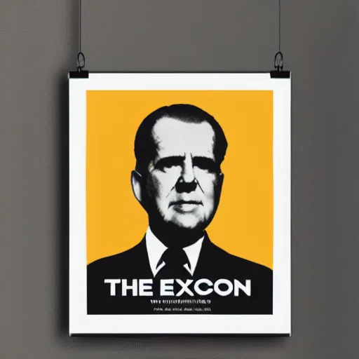 Image similar to nixon's the one poster