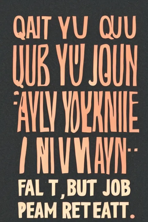 Prompt: Quit Your Job. Buy A Ticket. Get A Tan. Fall In Love. Never Return