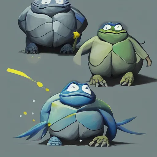 Prompt: goro fujita ilustration ninja turtles, painting by goro fujita, sharp focus, highly detailed, artstation