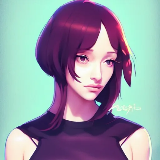 Image similar to a beautiful christina hendricks kat dennings kim kardashian nicki minaj alluring instagram model by guweiz and wlop and ilya kuvshinov and artgerm and makoto shinkai and studio ghibli, symmetrical eyes, aesthetic, gorgeous, stunning, alluring, attractive, artstation, deviantart, pinterest, digital art