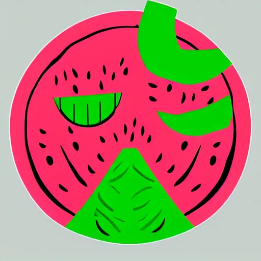 Prompt: watermelon emoji