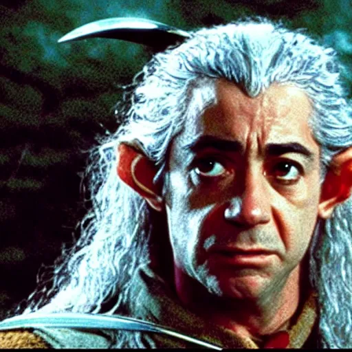 Image similar to Still of Xavi Hernandez in the lord of the rings (2001) as Gandalf