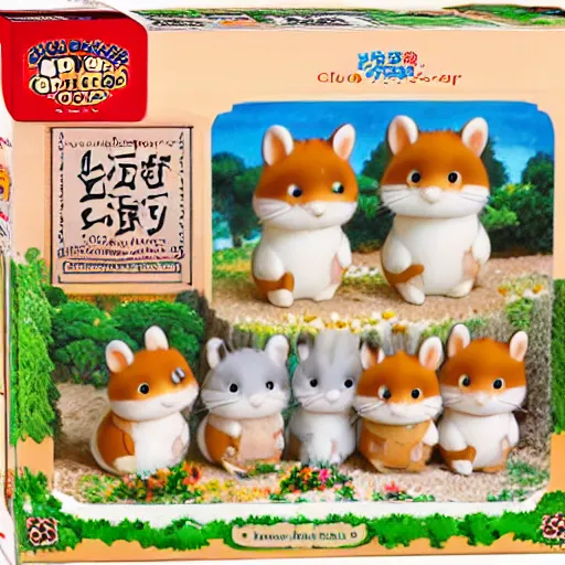 Image similar to studio ghibli calico critters