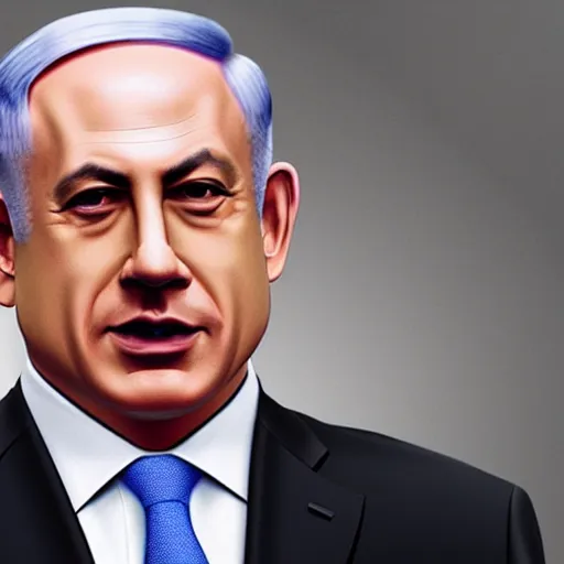 Image similar to benjamin netanyahu with a full beard