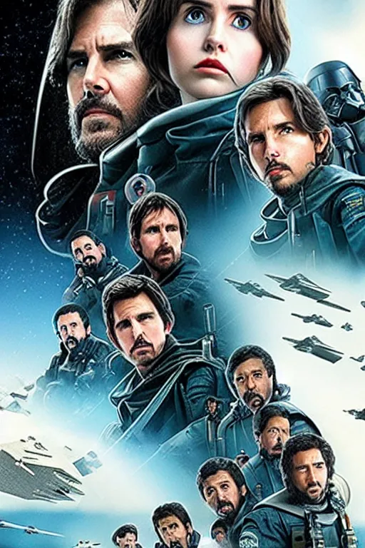 Prompt: Tom Cruise in Rogue One: A Star Wars Story (2016)