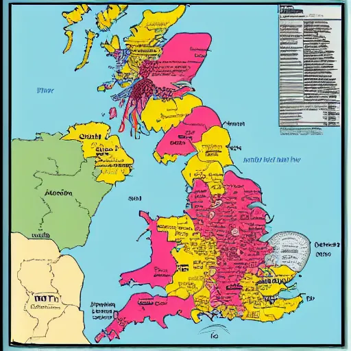 Image similar to british parliament election map