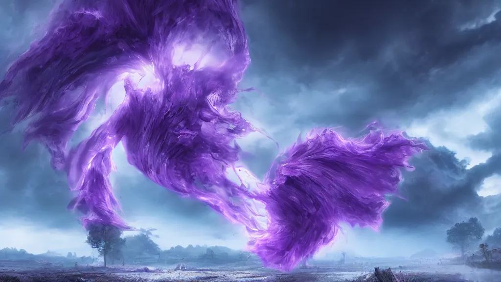 Prompt: a typical purple tornado, fantasy artwork, very very very beautiful scenery, hd, hdr, ue5, ue6, unreal engine 5, cinematic 4k wallpaper, 8k, ultra detailed, high resolution, artstation, award winning