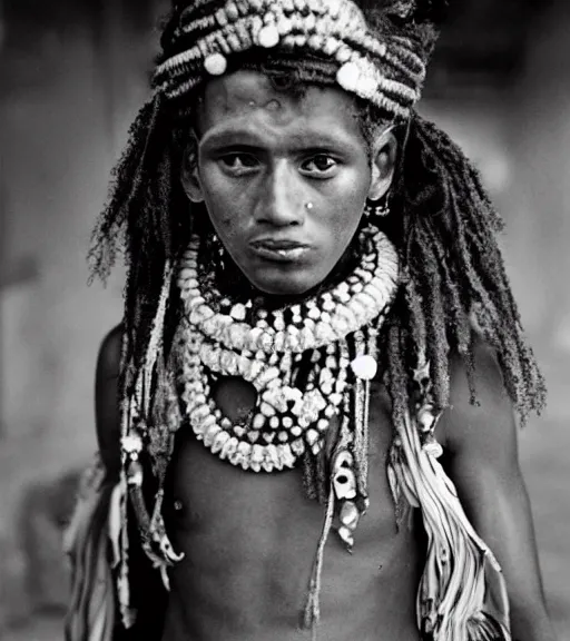 Image similar to Award winning reportage photo of Monegasque Natives with incredible hair and hyper-detailed eyes wearing traditional garb by Garry Winogrand, 85mm ND 5, perfect lighting, gelatin silver process