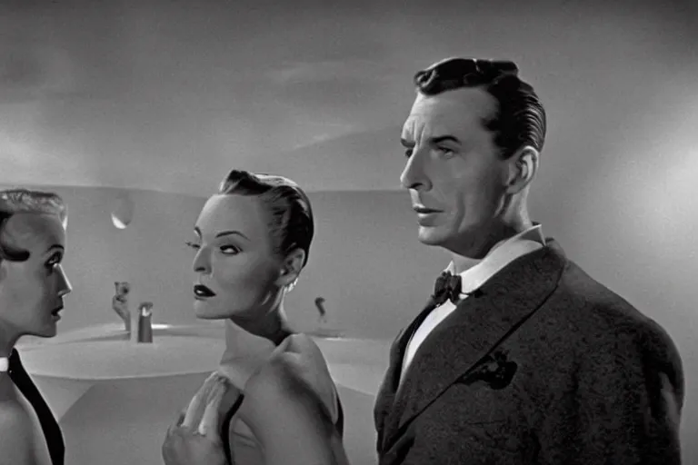 Prompt: movie still from the day the earth stood still, 1 9 5 1