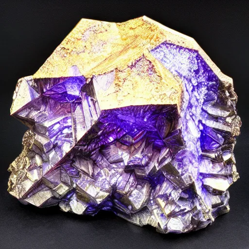 Image similar to Mountainous colossal geode crystal bismuth golem