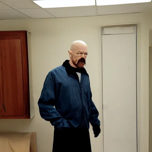 Image similar to walter white in house, m. d