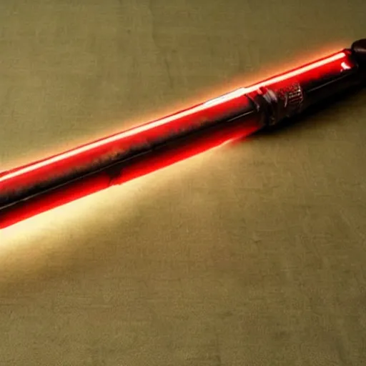 Prompt: lightsaber made in 1 9 3 0 in soviet union