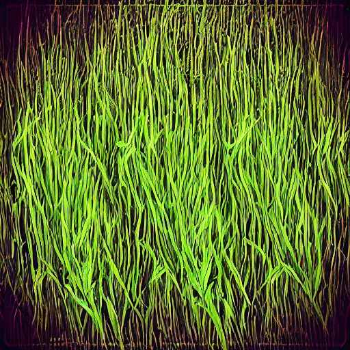 Prompt: “ cartoon grass texture material ”