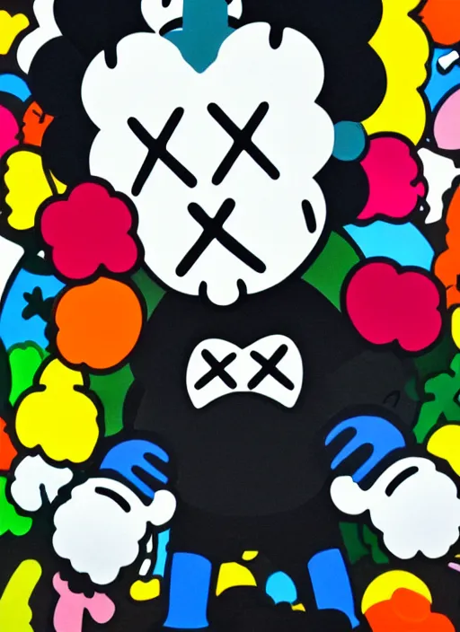 Image similar to kaws artwork