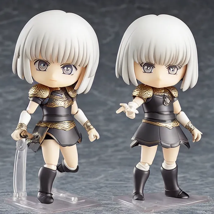 Image similar to Griffith from Berserk, An anime Nendoroid of Griffith from Berserk, figurine, detailed product photo