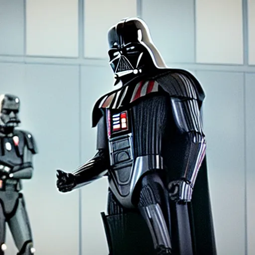 Prompt: Movie still of Ironman-Darth Vader