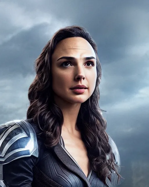 Image similar to gal gadot actress from death on the nil portraying a beautiful jaina solo from star wars legends, beautiful gal gadot jaina solo in a black suit, movie, hyper realistic, hollywood promotional image, imax, 8 k