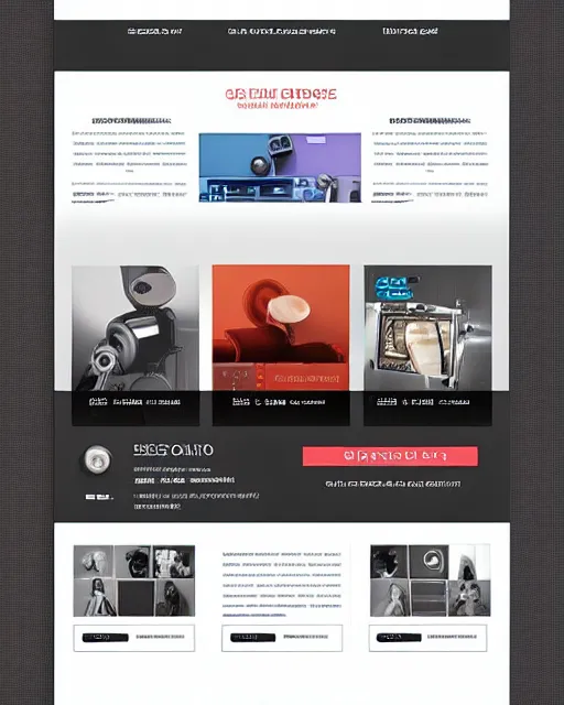 Image similar to online radio design landing page template