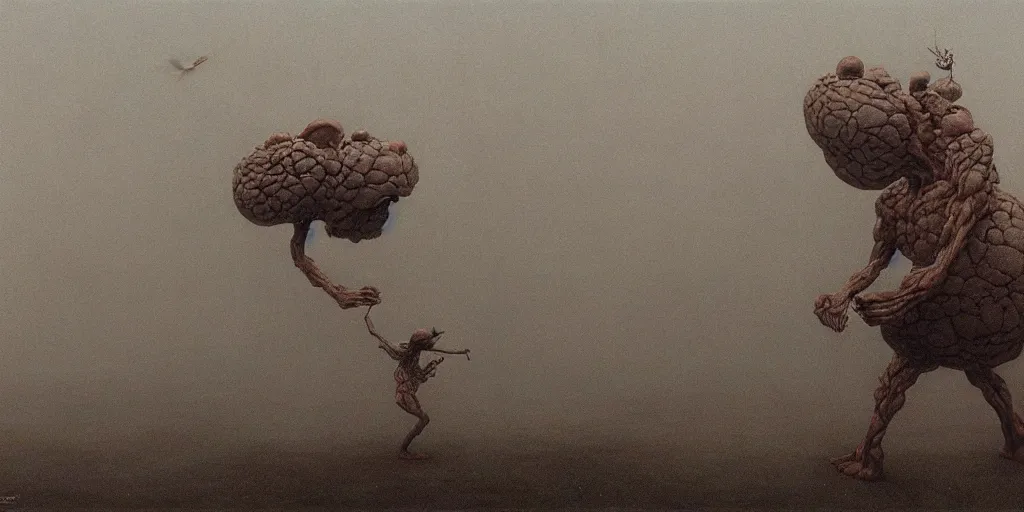 Prompt: pixar movie, zdzisław beksinski