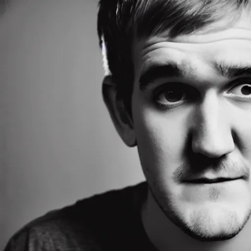 Prompt: bo burnham inside of the internet