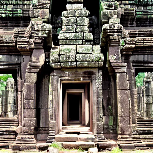 Prompt: interdimensional angkor wat