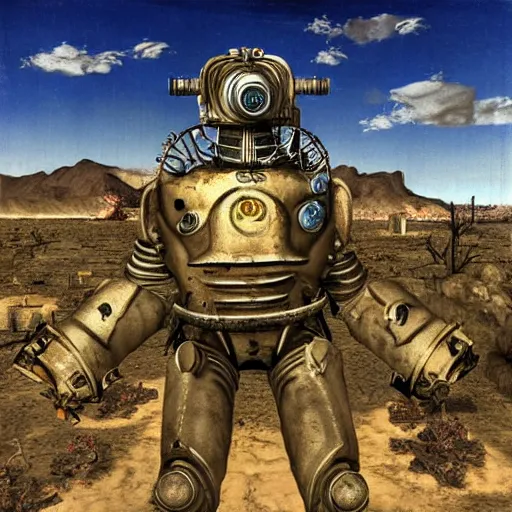 Image similar to fallout new vegas by salvador dali