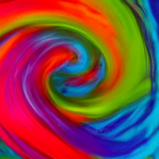 Prompt: swirling vortex of colored silk