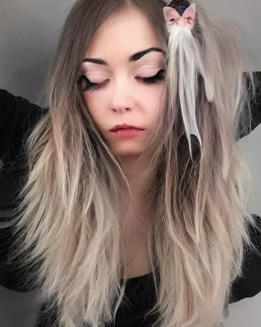 Image similar to trends in cat edgy hairstyles