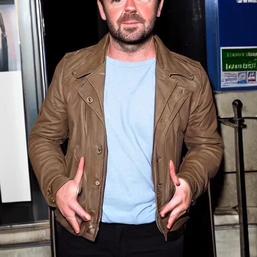 Image similar to danny dyer giving a propaganda