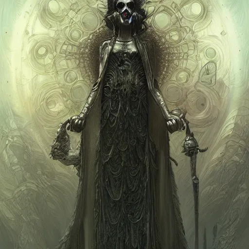 Image similar to hyper detailed masterpiece, underworld angel jean giraud digital art painting darkwave goth aesthetic, creepy, psychedelic, artgerm, donato giancola, tom bagshaw