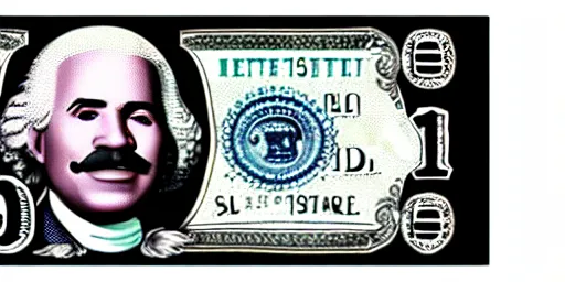 Image similar to Steve harvey as George Washington on the 1 dollar bill