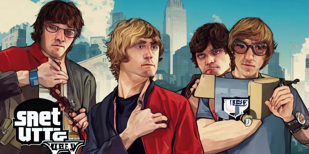 Image similar to Meteos and Sneaky GTA V Cover art