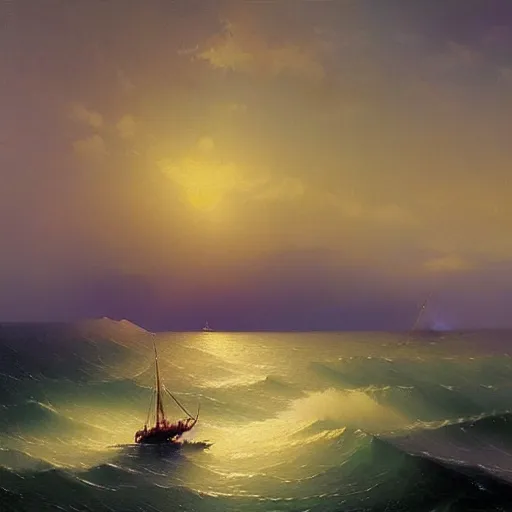 Prompt: Art made by Aivazovsky Ivan