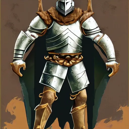 Image similar to Dwayne Johnson as a fantasy themed knight in the style of AK