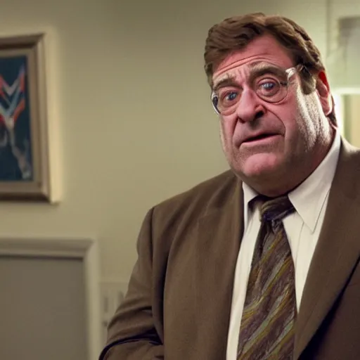 Image similar to Live Action Still of John Goodman playing and dressed as Peter Griffin, real life, hyperrealistic, ultra realistic, realistic, highly detailed, epic, HD quality, 8k resolution, film still