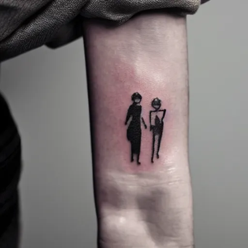 Image similar to minimal tattoo about wealth