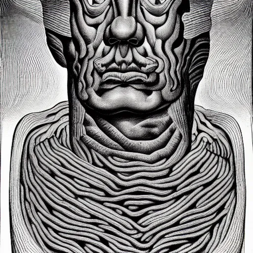 Image similar to conceptual post - mortem mexican spirit monumental portrait made by escher and william blake, highly conceptual art, intricate detailed painting, illustration sharp detail, manga 1 9 9 0