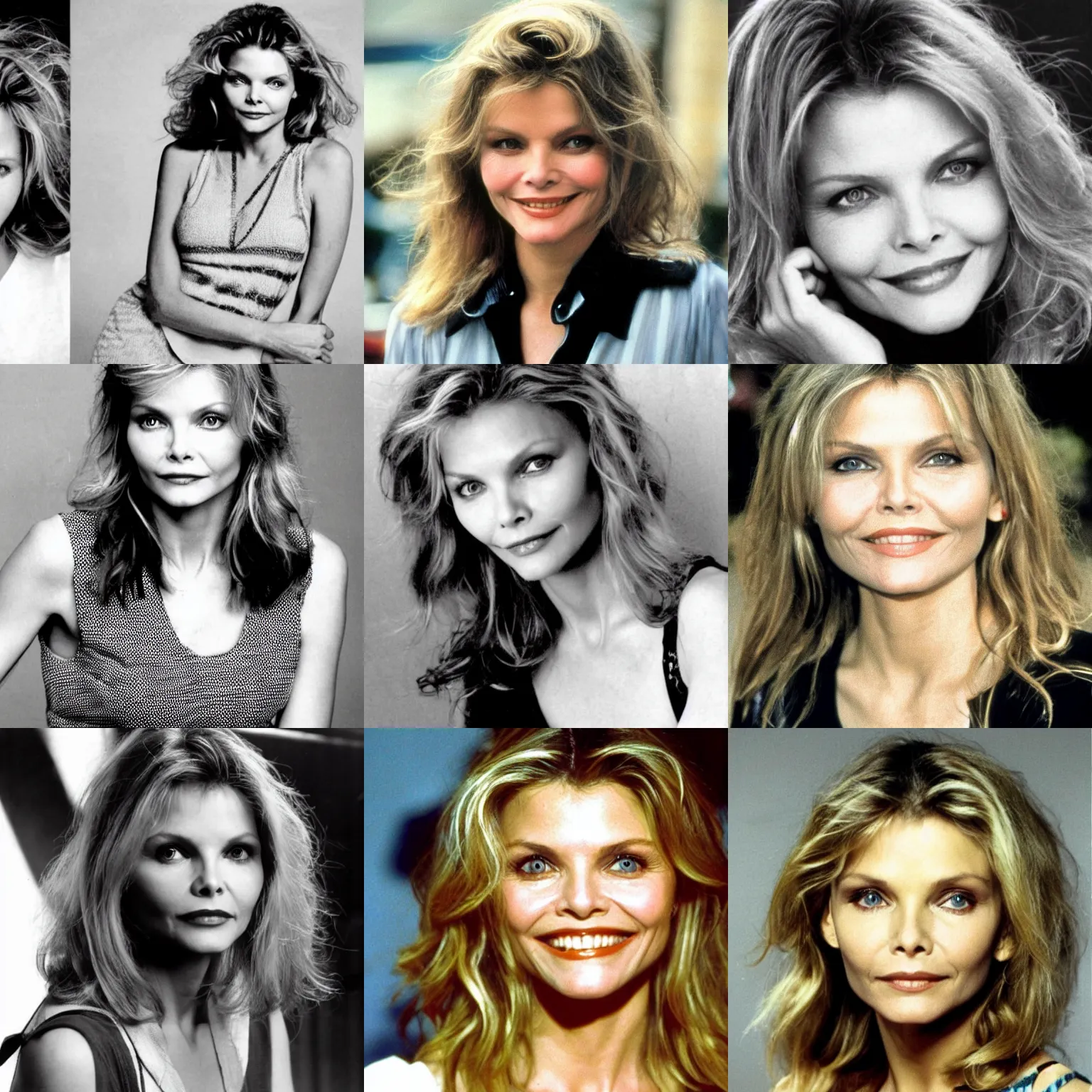 Prompt: michelle pfeiffer at age 20