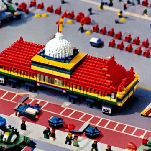 Image similar to tiananmen square 1 9 8 9 lego set