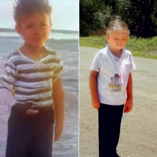 Image similar to i can't believe that almost 2 0 years went by between these pictures