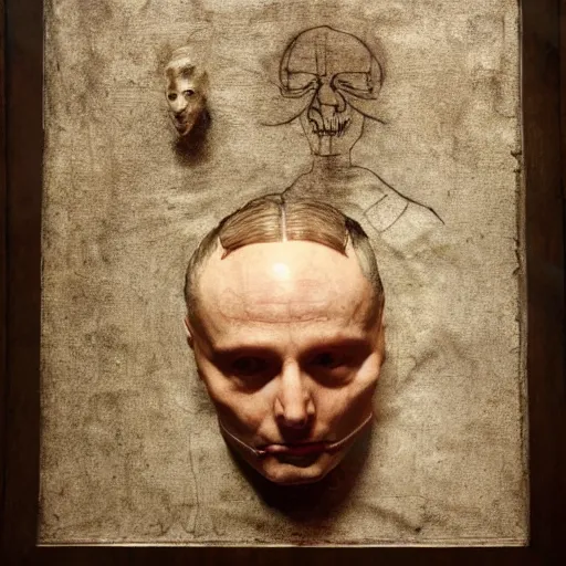 Image similar to hannibal lecter by leonardo da vinci