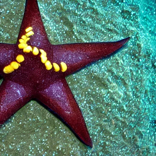 Image similar to national geographic professional photo of starmie, award winning