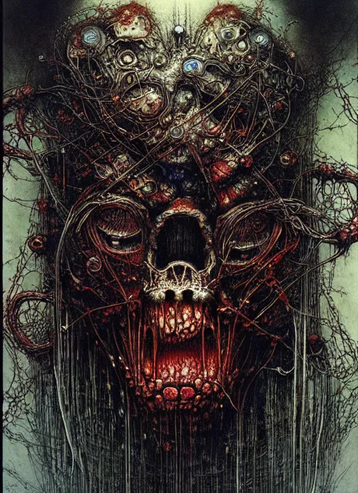 Image similar to spirit of Mickey mouse, highly detailed, art by Ayami Kojima, Beksinski, Giger