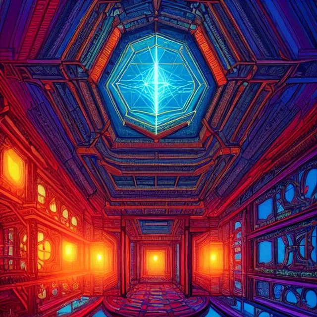 Image similar to blockchain, centered, symmetry, painted, intricate, volumetric lighting, beautiful, rich deep colors masterpiece, sharp focus, ultra detailed, in the style of dan mumford and marc simonetti