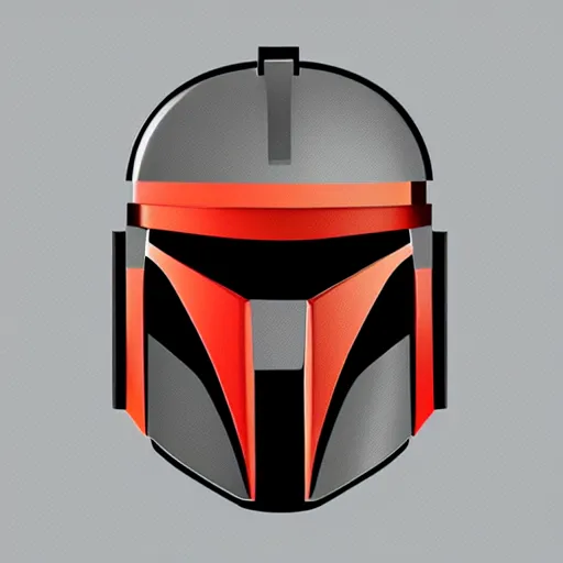 Image similar to vector, low poly, boba fett icon, digitalart, cgstation, artstation