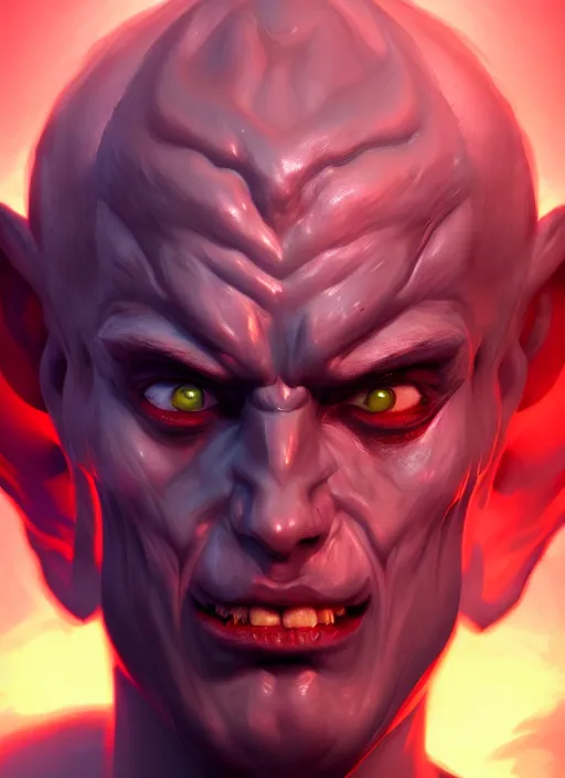 Image similar to the god hades, hellish, portrait, sharp focus, digital art, concept art, dynamic lighting, subsurface scattering, photoreal, trending on artstation, by emylie boivin 2. 0, artgerm 0. 5, rossdraws 2. 0