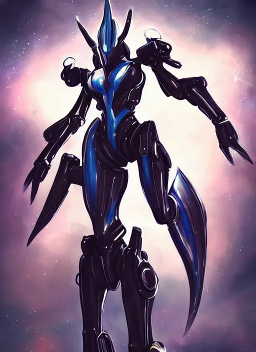 Image similar to cinematic shot, cosmic sized perfectly proportioned stunning beautiful anthropomorphic robot mecha female dragon, space background, larger than galaxies, holding milky way in sharp claws, sleek silver armor, epic proportions, epic size, epic scale, ultra detailed digital art, furry art, macro art, dragon art, giantess art, warframe fanart, furaffinity, deviantart